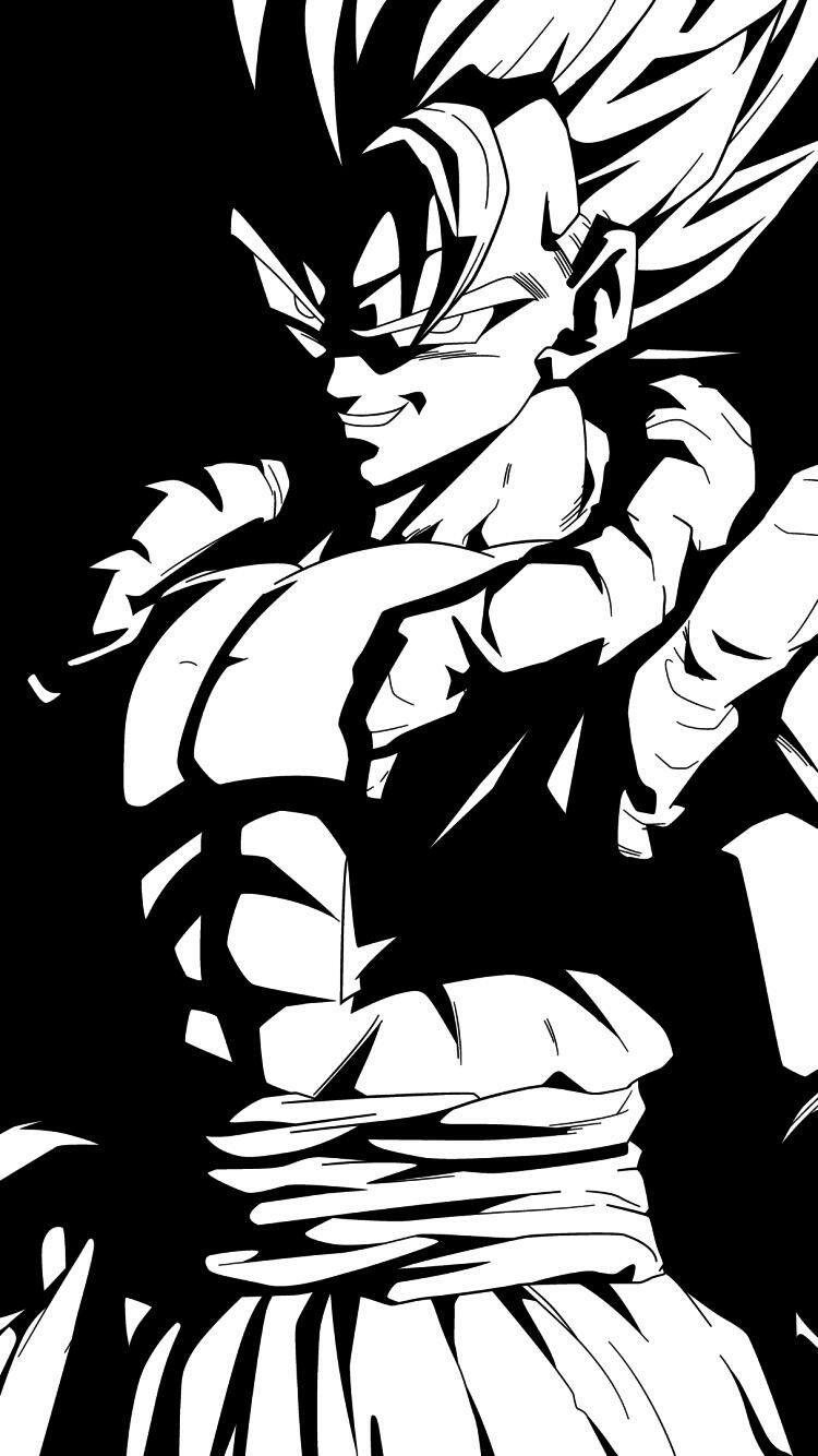 Dragon Ball Z Black And White Wallpapers Wallpaper Cave