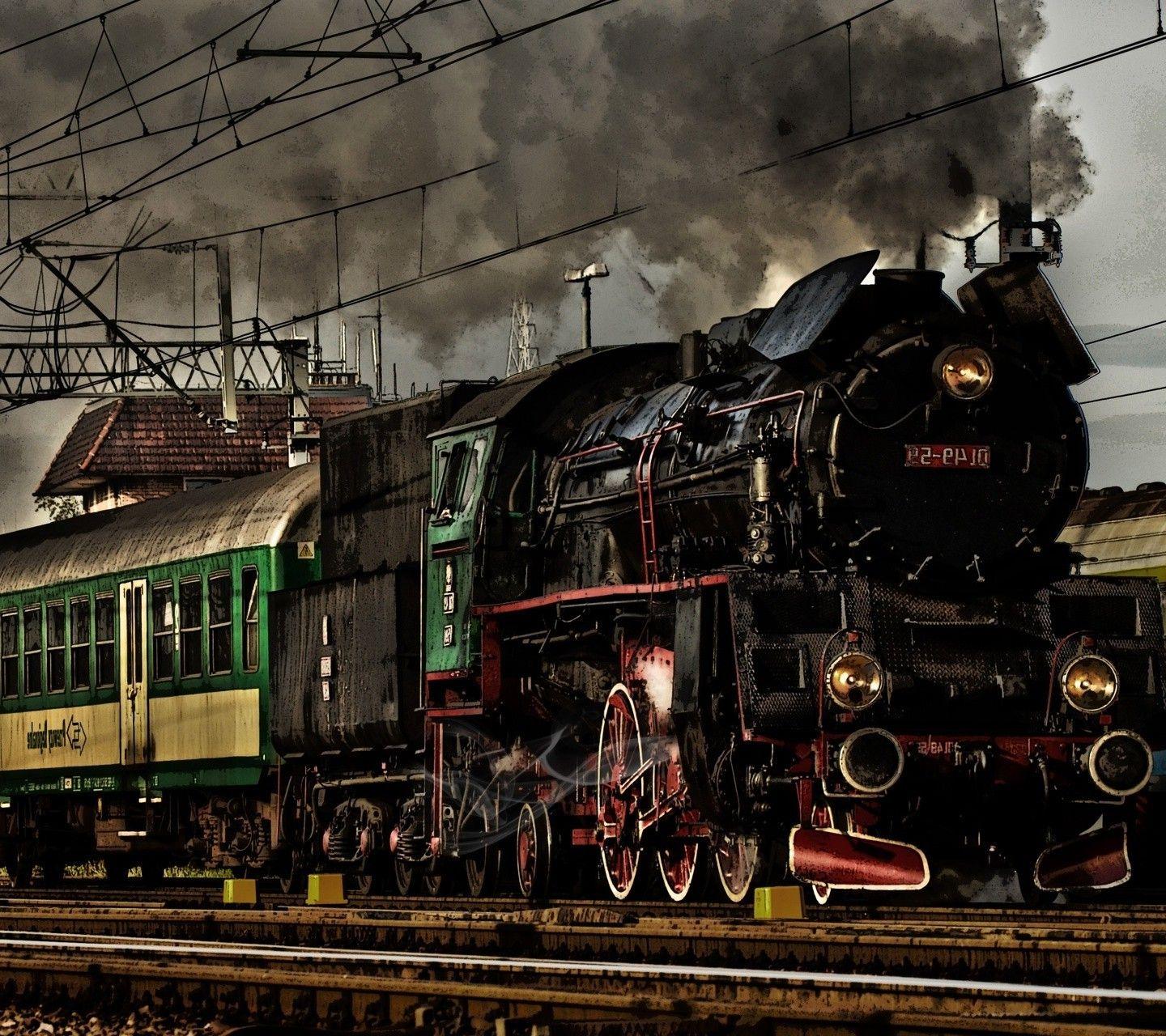 steam locomotive train wallpaper and background