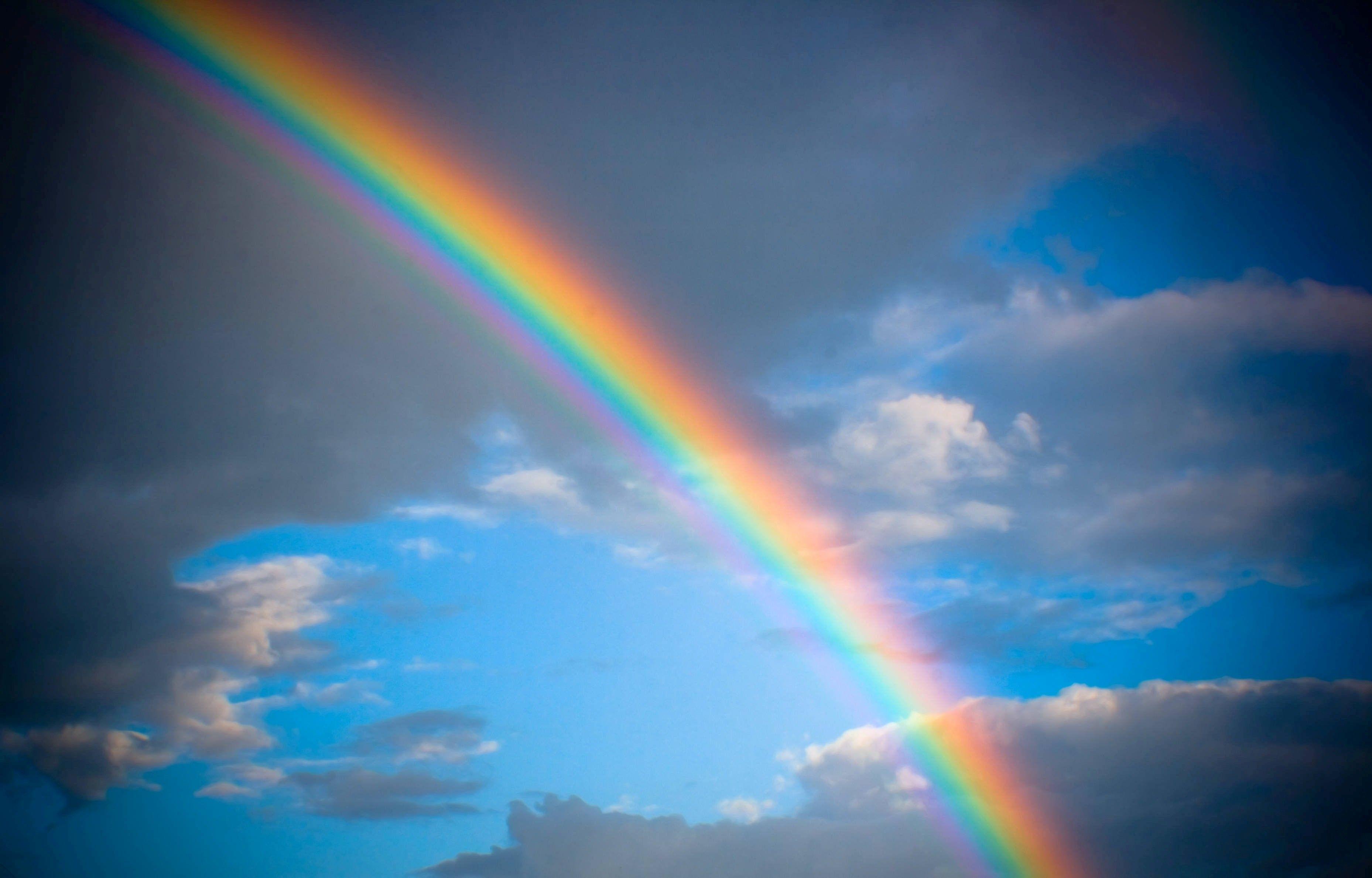 Natural Rainbow Sky Wallpaperwalpaperlist.com