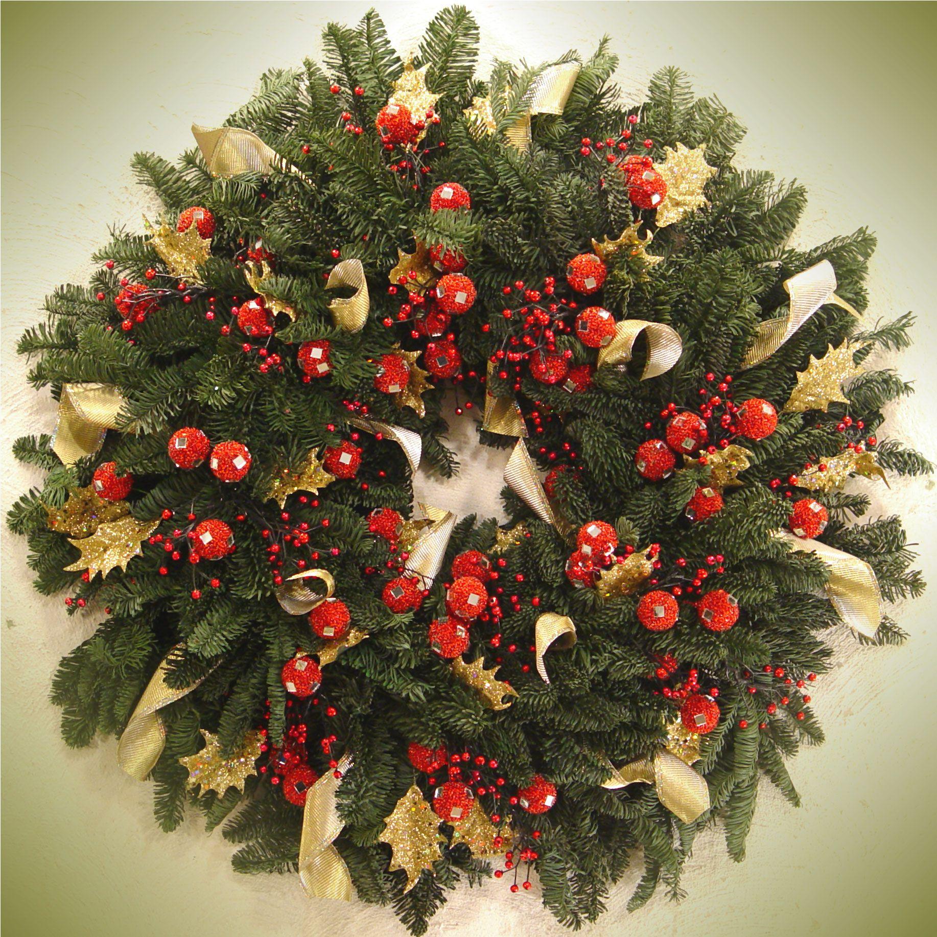 HD Christmas Wreaths Wallpaper