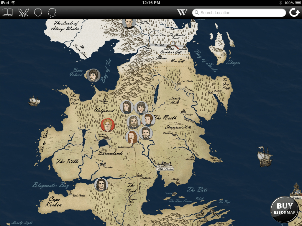 Game Of Thrones Map Wallpaper And Of The World