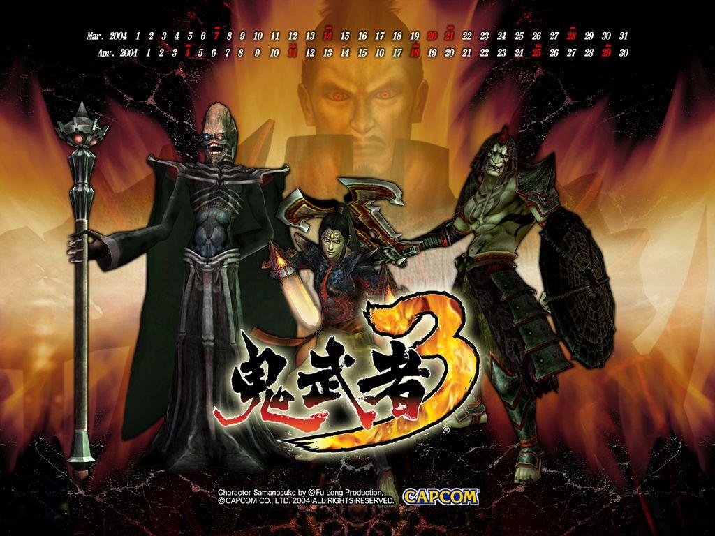 Onimusha 3: Demon Siege (2004) promotional art