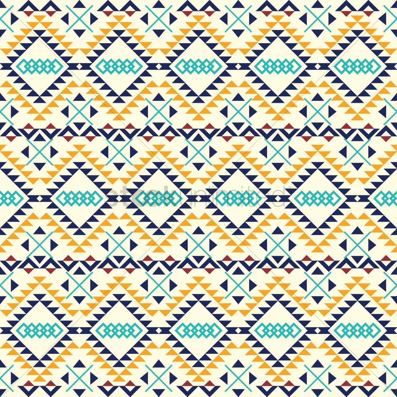 Aztec background design Vector Image