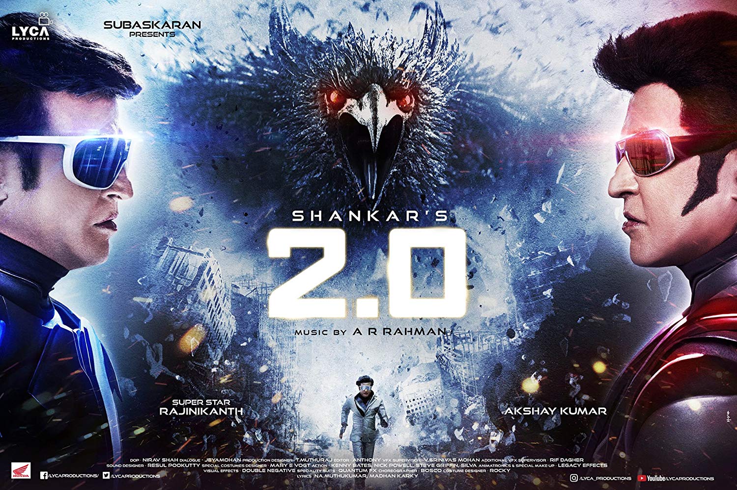 2.0 Movie Full HD Wallpaper Posters And Actress Amy Jackson Pics