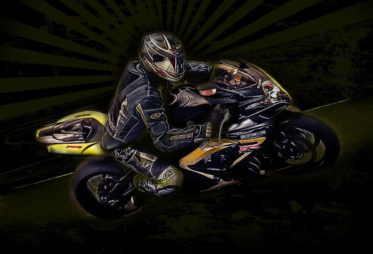 Motorcycle Rider Wallpaper