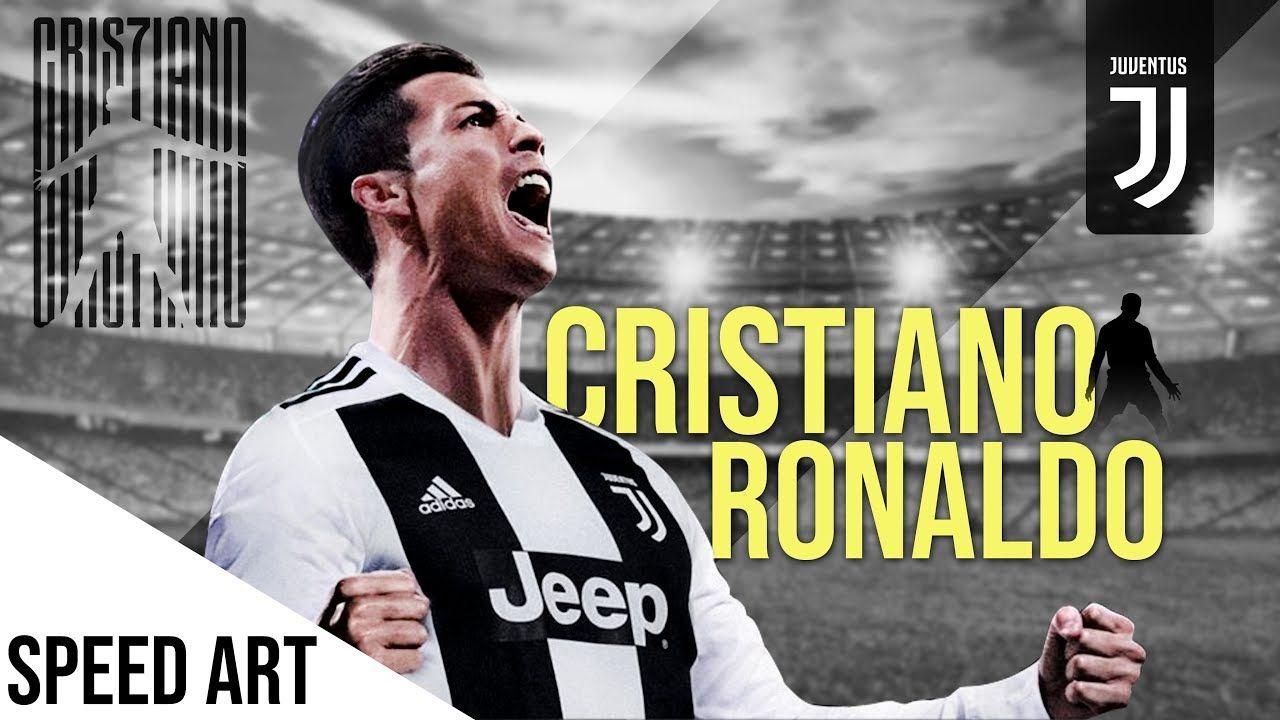 Cristiano Ronaldo Juventus Wallpaper in Photohop Wallpaper (Speed Art)