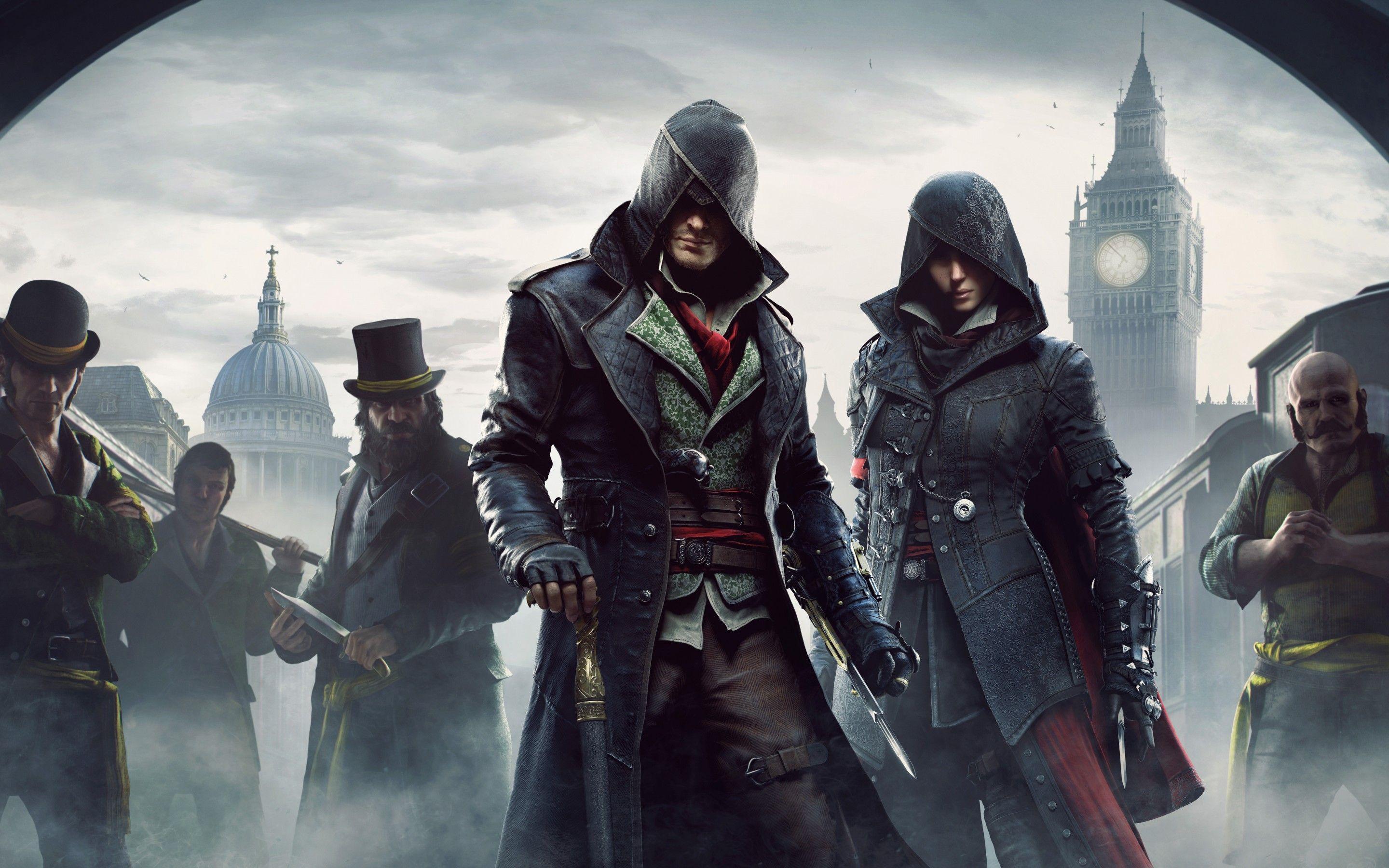 Wallpaper Assassin's Creed, Syndicate, Gang, Games