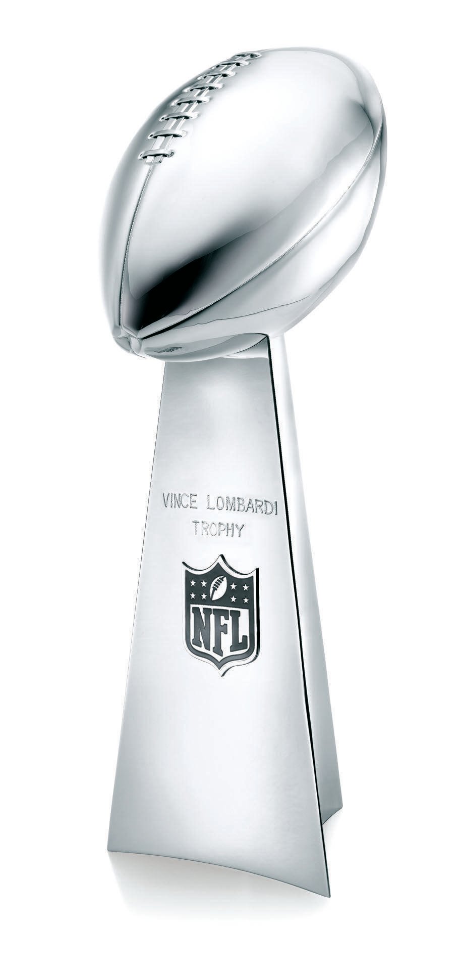 The Vince Lombardi Trophy is awarded annually
