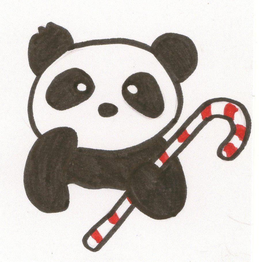 Panda Christmas Drawings