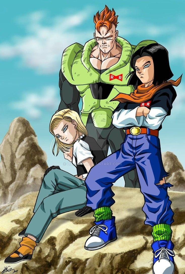 Android Android and Android 18. Dragon ball Z