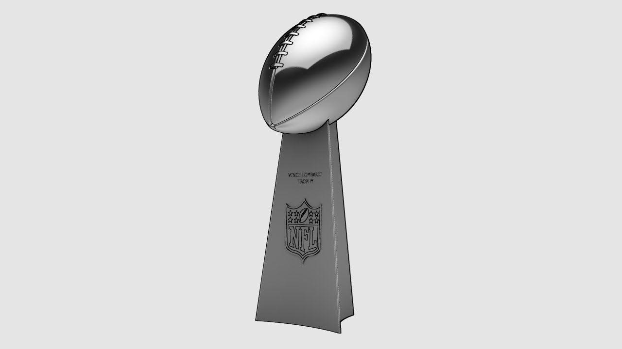 The Vince Lombardi Trophy Modeled in Autodesk Inventor