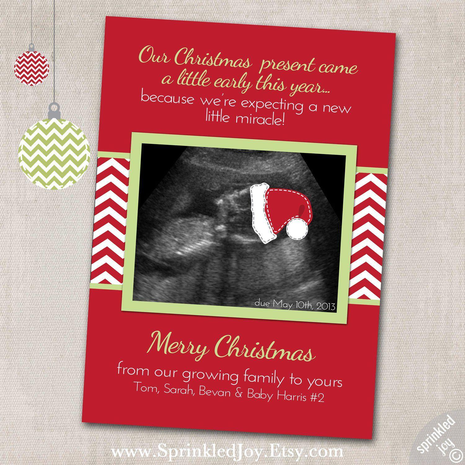 Christmas Card And Pregnancy Announcement