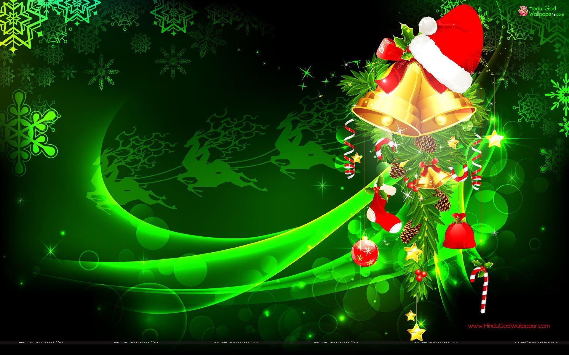 Green Christmas Wallpaper for Desktop Free Download. Christmas
