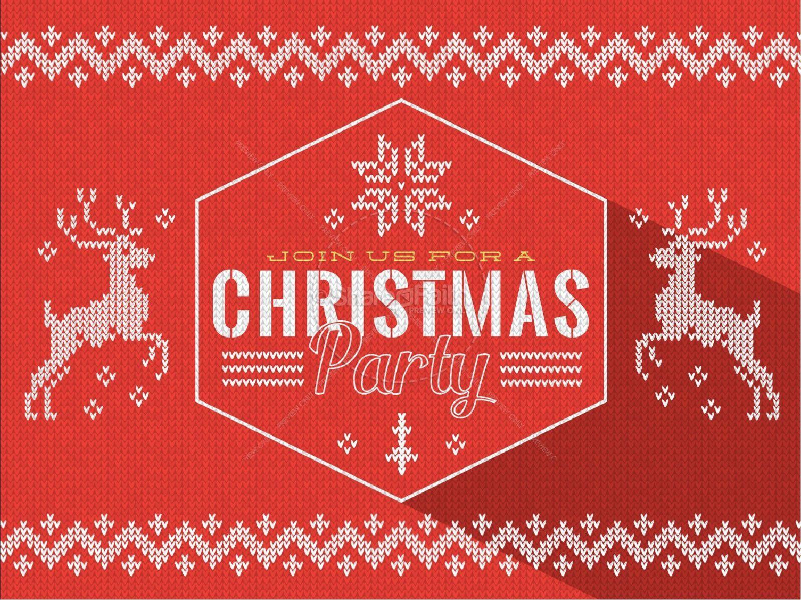 Christmas Party Announcement Worship Background