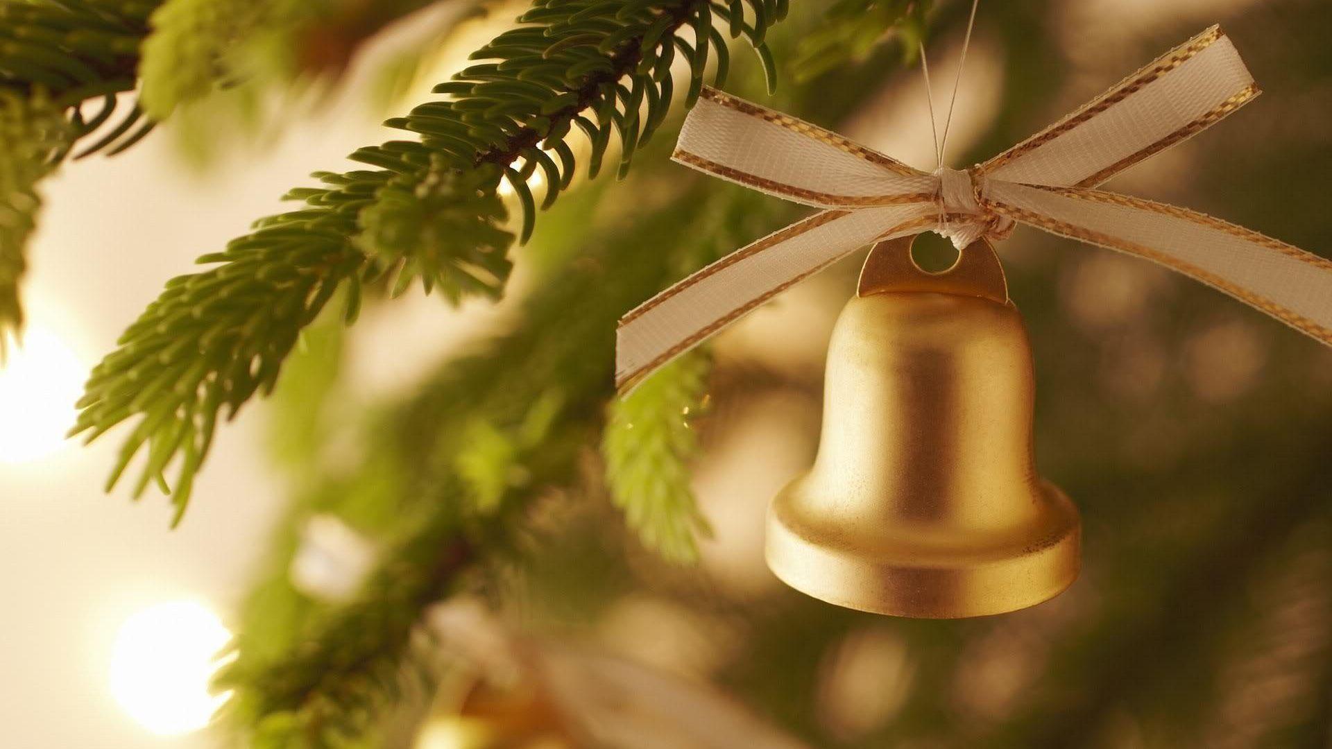 Lovely Christmas Bell Wallpaper