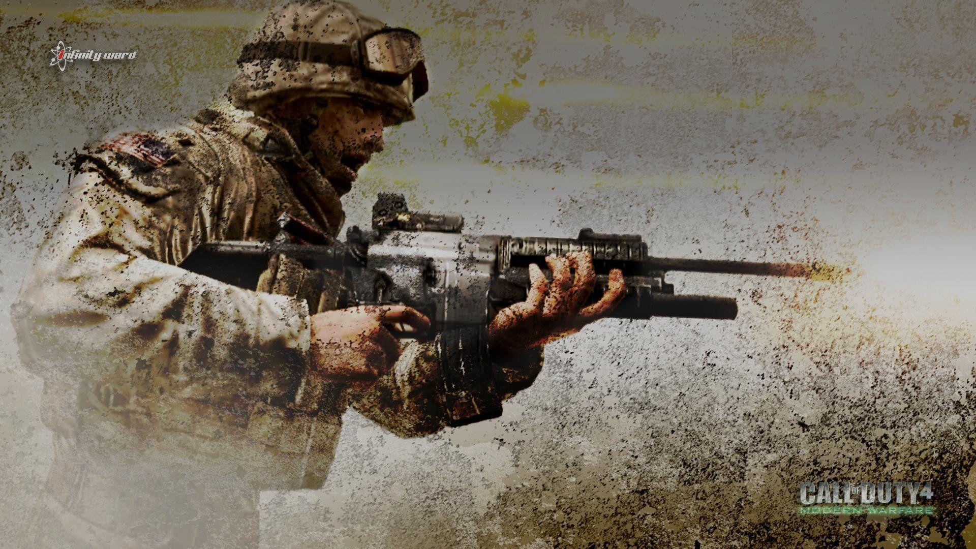 Call Of Duty, Modern Warfare HD Wallpaper Background 1920×1080 Call Of Duty 4 Wallpaper (39 Wallpaper). Adorab. Modern warfare, Call of duty, Geo wallpaper