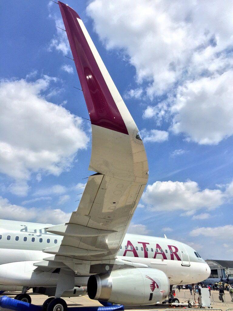 Qatar Airways Fleet Display Dominates Paris Air Show
