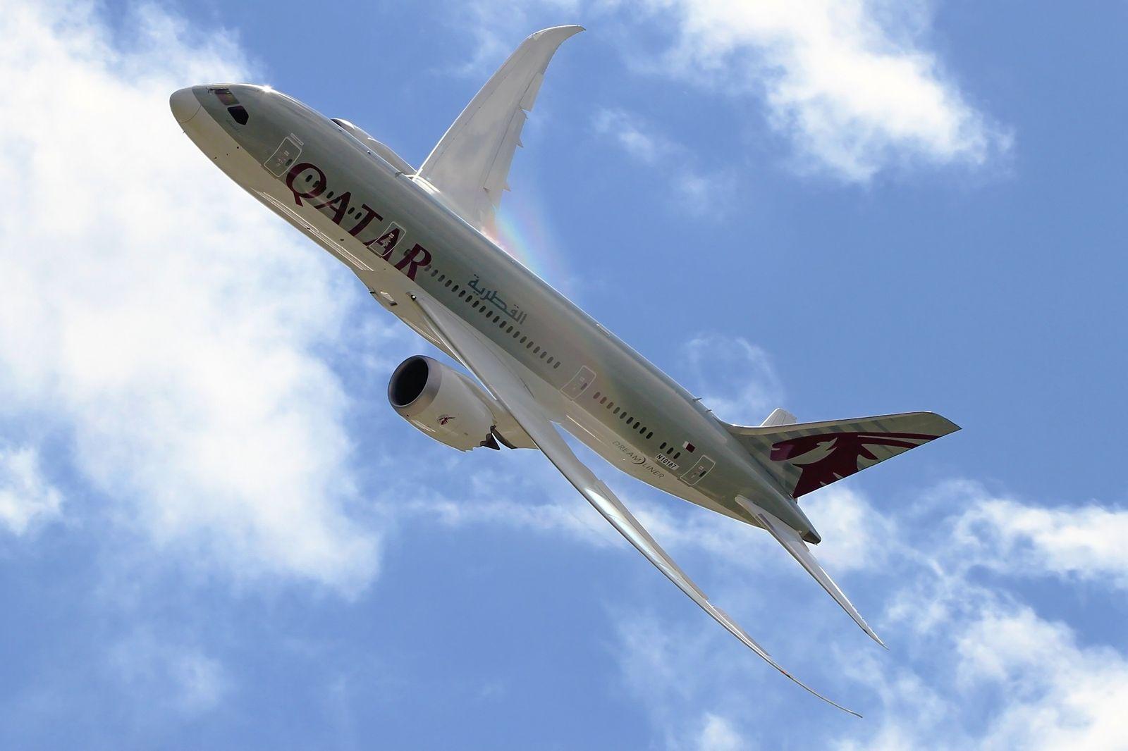 Boeing 787 Dreamliner of Qatar Airways Aircraft Wallpaper 2767