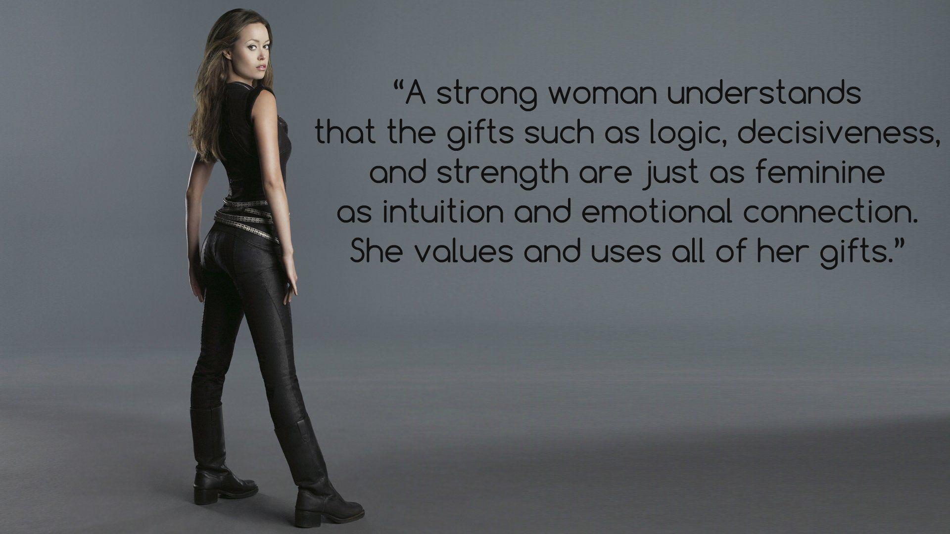 A Strong Woman HD Wallpaper
