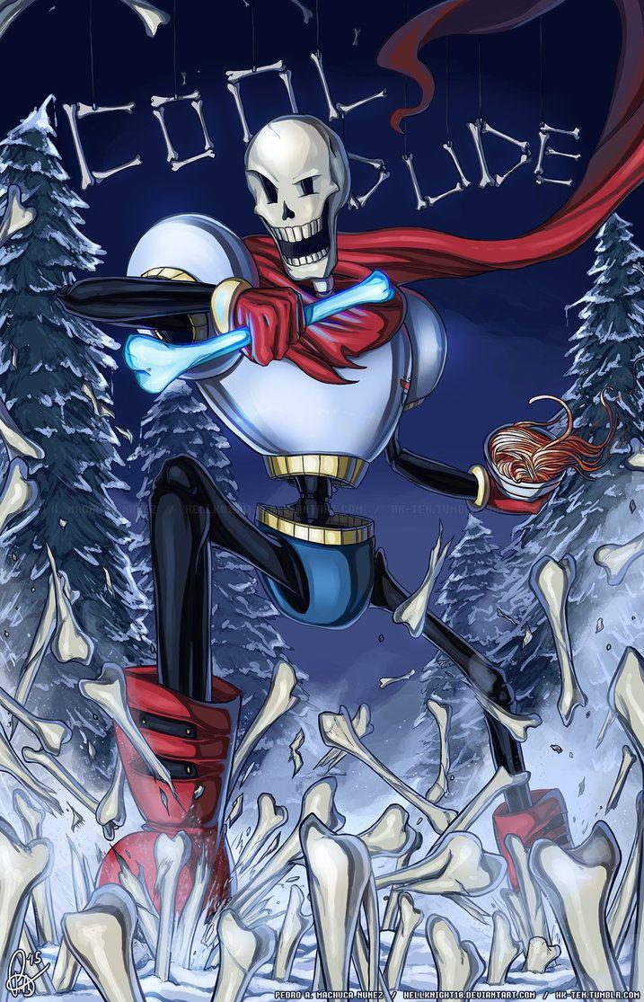 Undertale cool dude papyrus by hellknight10- VS