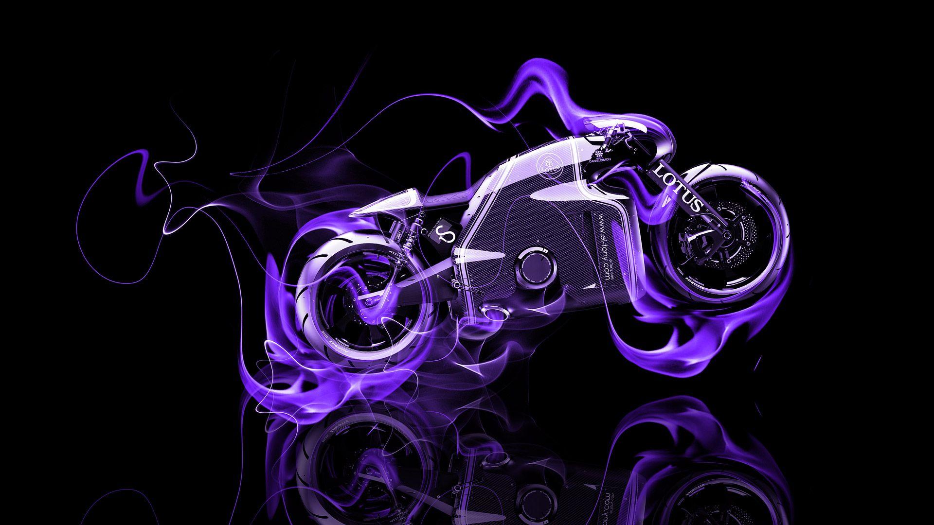 Lotus C 01 Fire Abstract Bike 2014