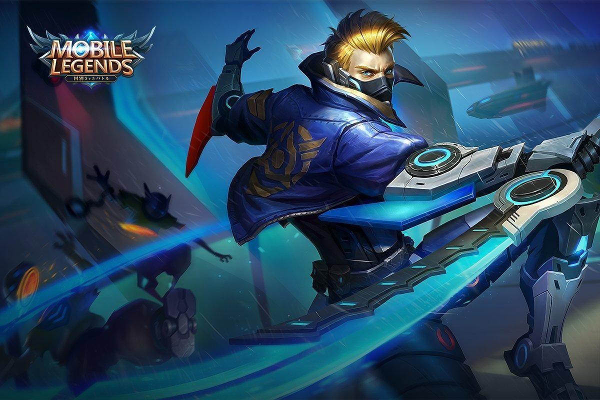 Wallpaper Mobile Legends Hayabusa Future Enforcer. Gambar, Gambar