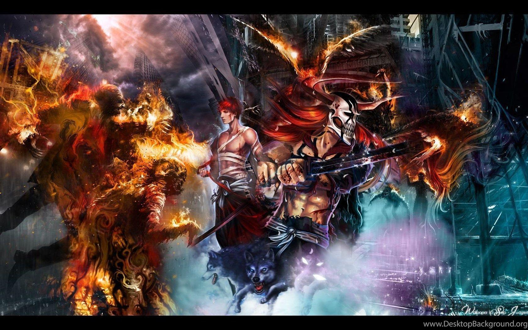 Bleach, Ichigo Kurosaki, Karakuri Desktop Background