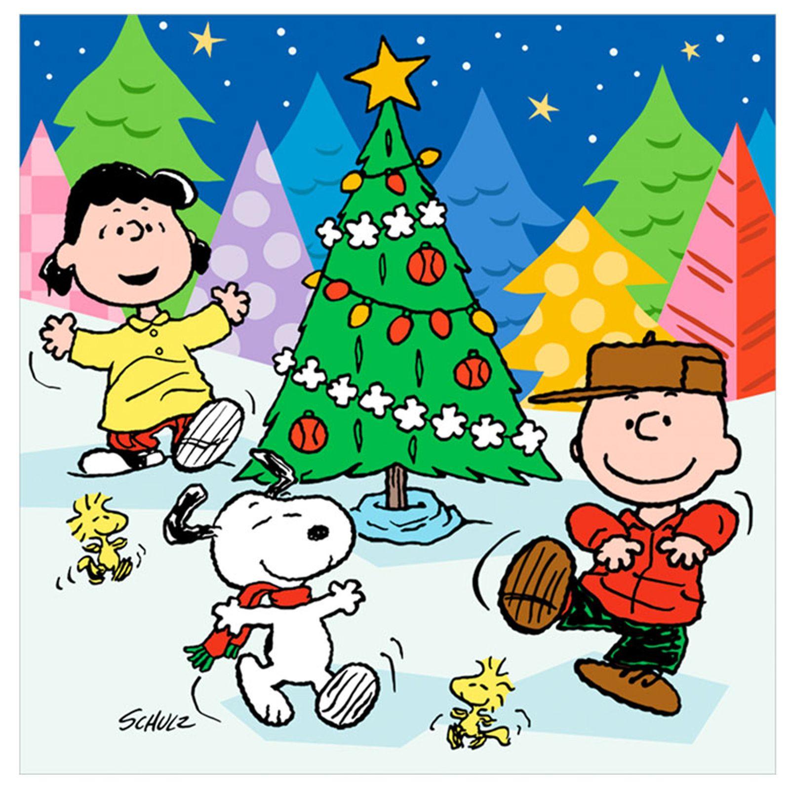 Snoopy And Charlie Brown Christmas Clipart