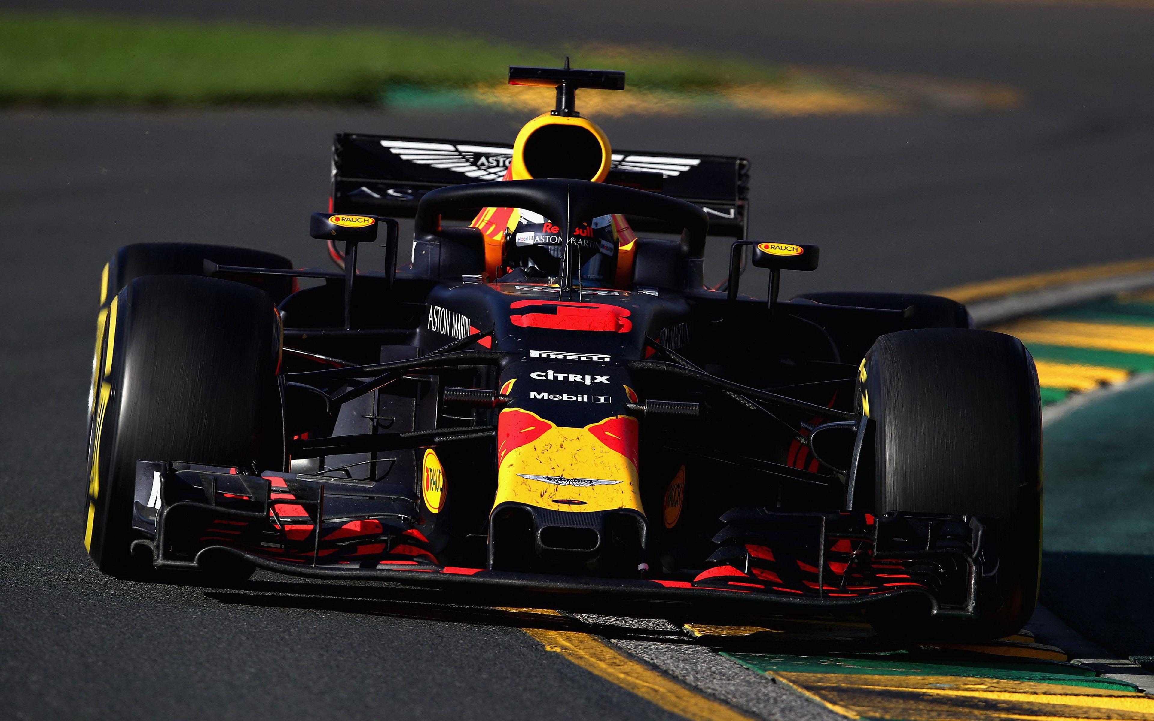 Daniel Ricciardo In Yellow Background