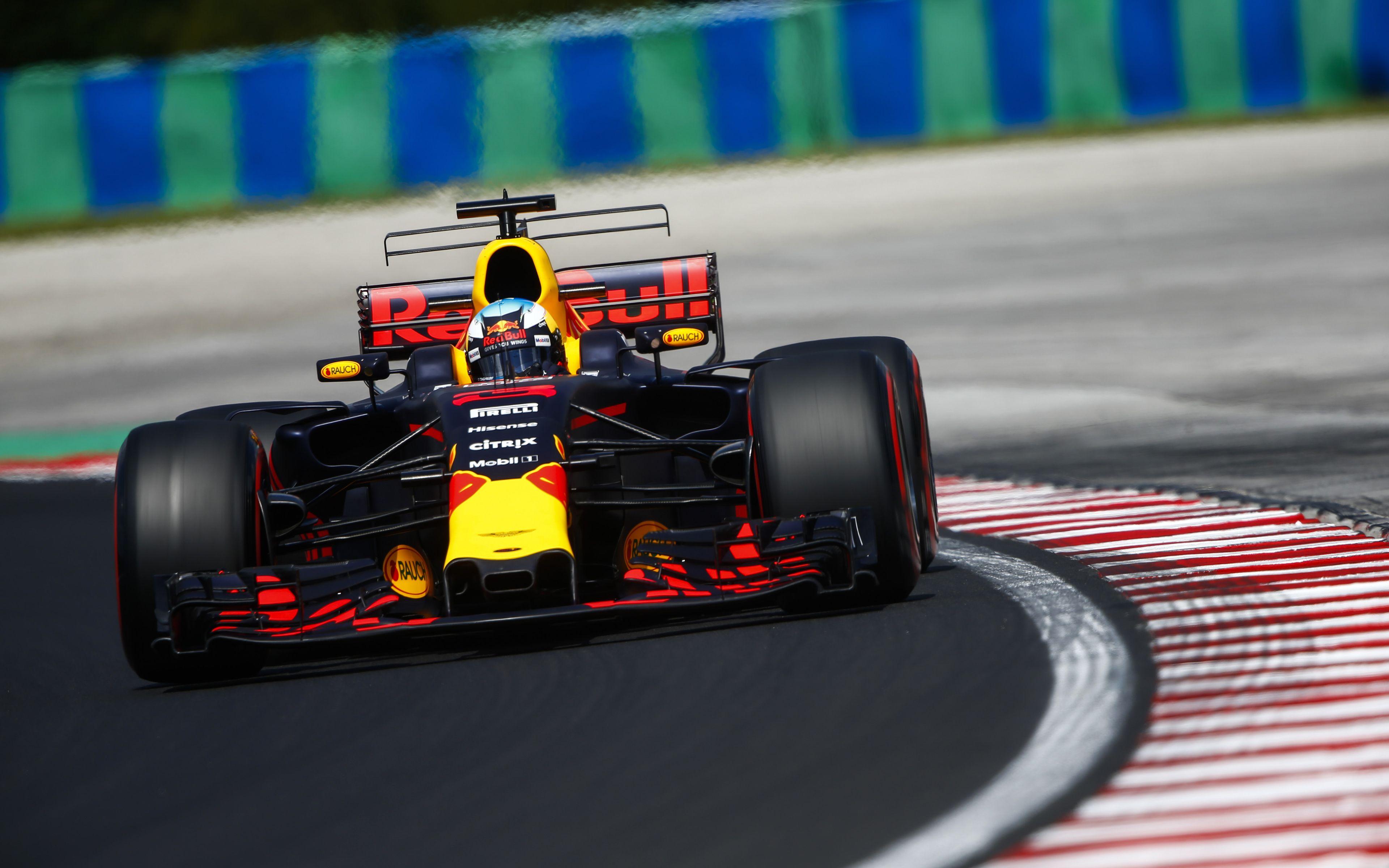 Download wallpaper 4k, Daniel Ricciardo, Formula One, F Red Bull