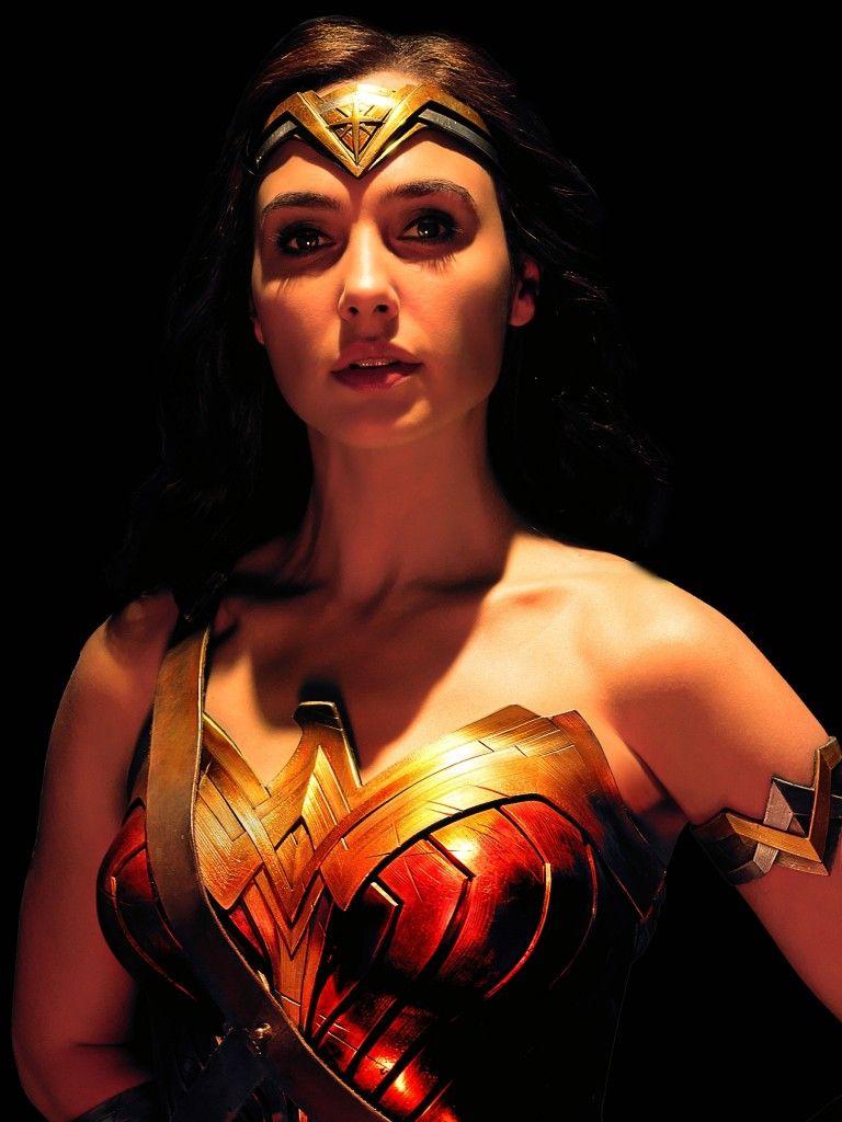 Download 768x1024 Justice League, Wonder Woman, Gal Gadot Wallpaper