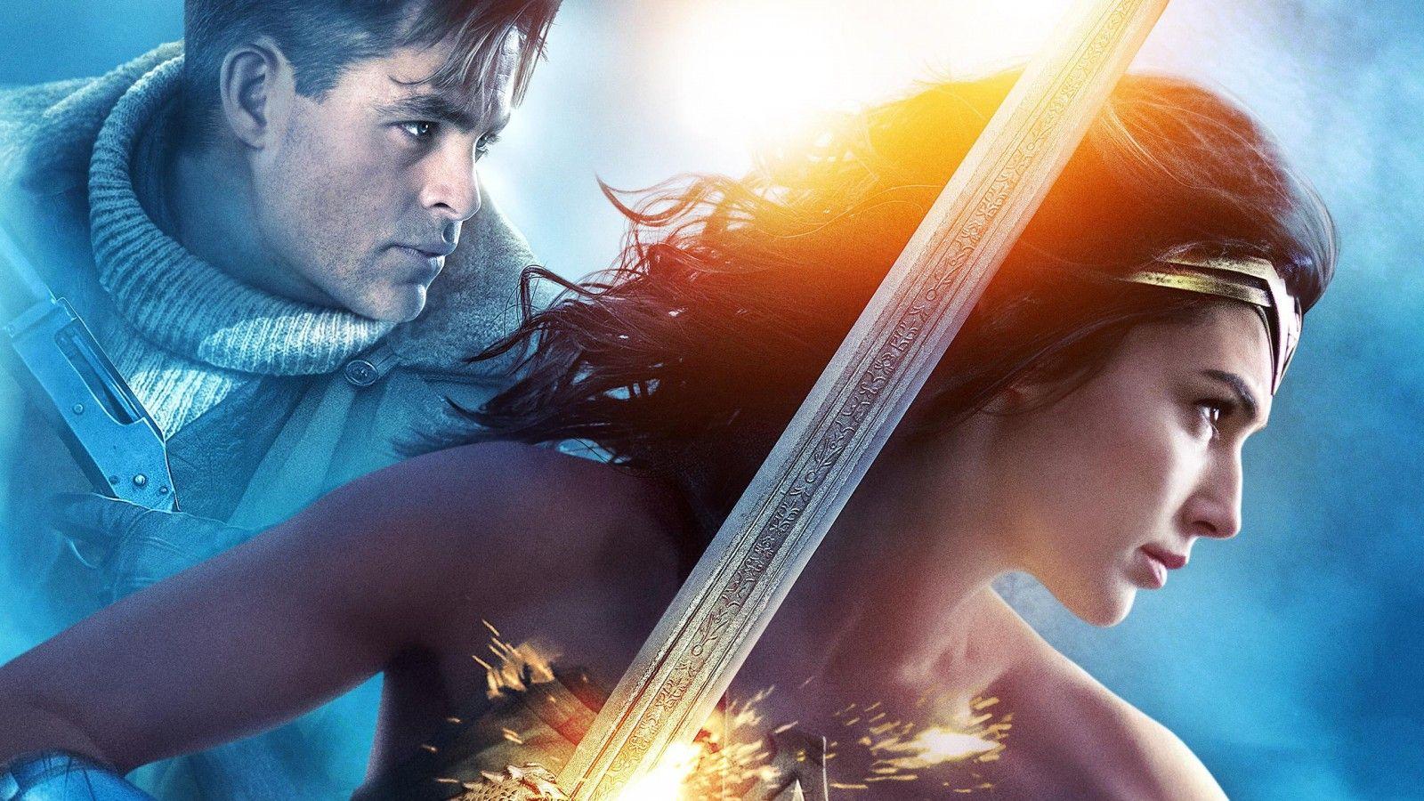 Chris Pine Gal Gadot Wonder Woman HD Desktop Wallpaper, Instagram