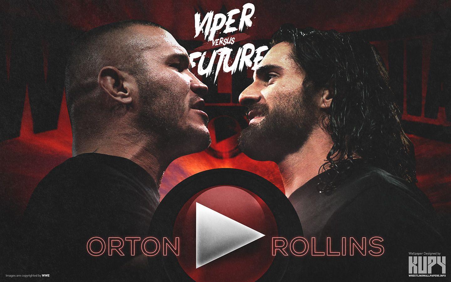 WWE image WrestleMania 31 Orton vs Seth Rollins HD