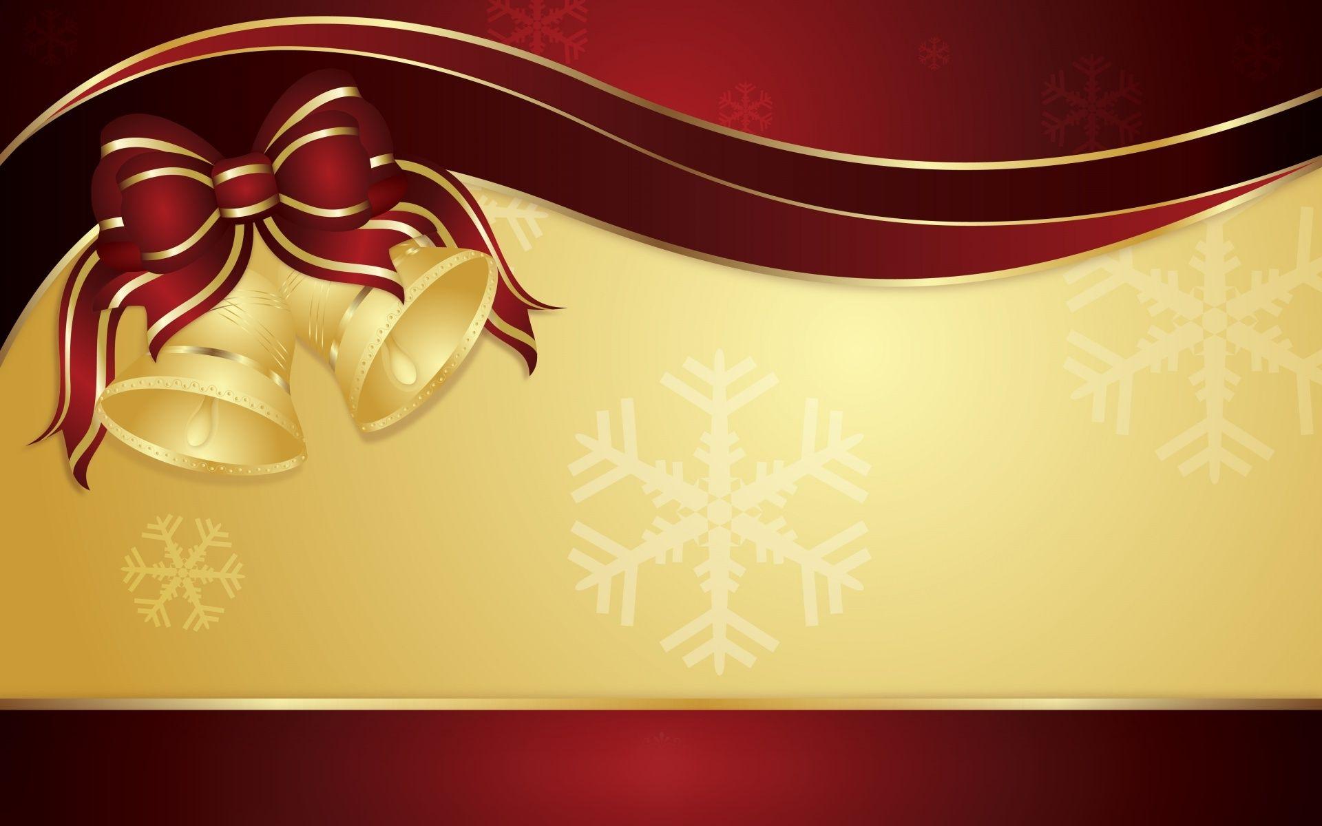 Gold Christmas Bells HD Wallpaper. Background Imagex1200