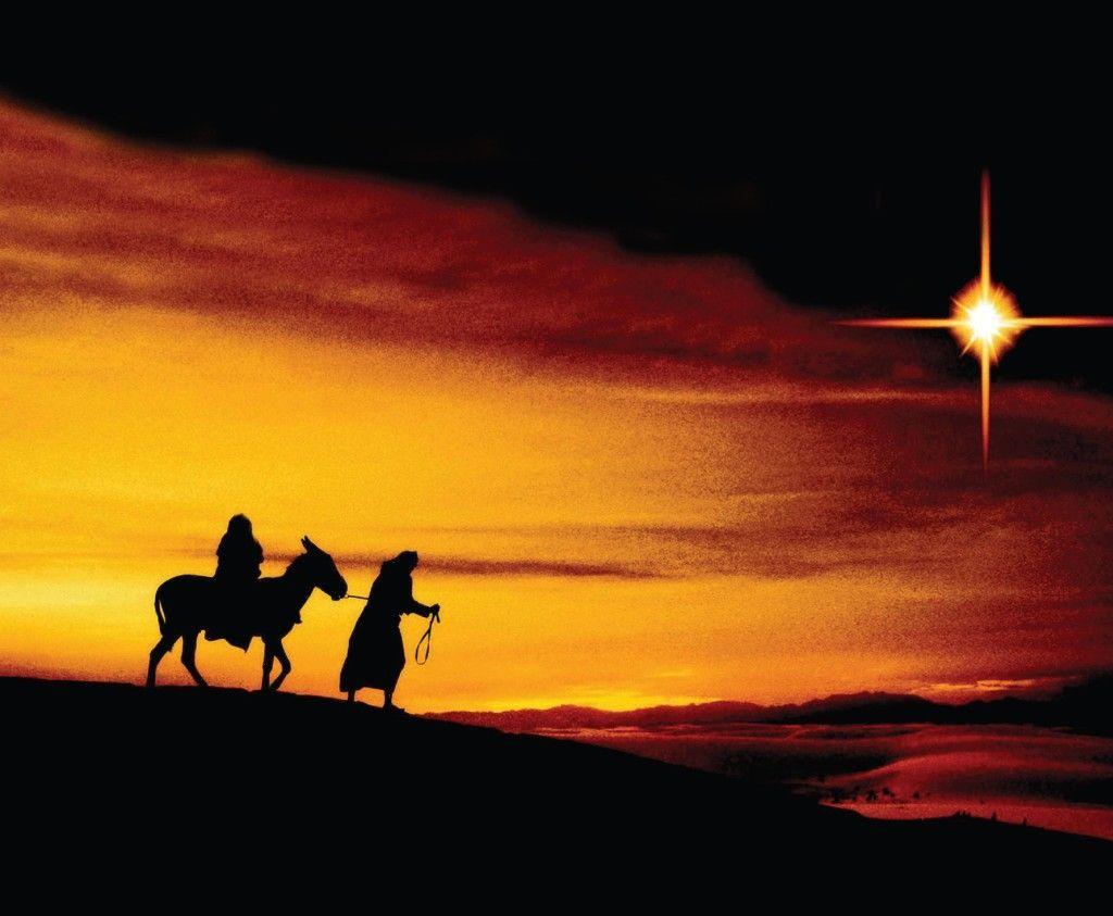 Joseph And Mary To Bethlehem. The Cripplegate. Christmas