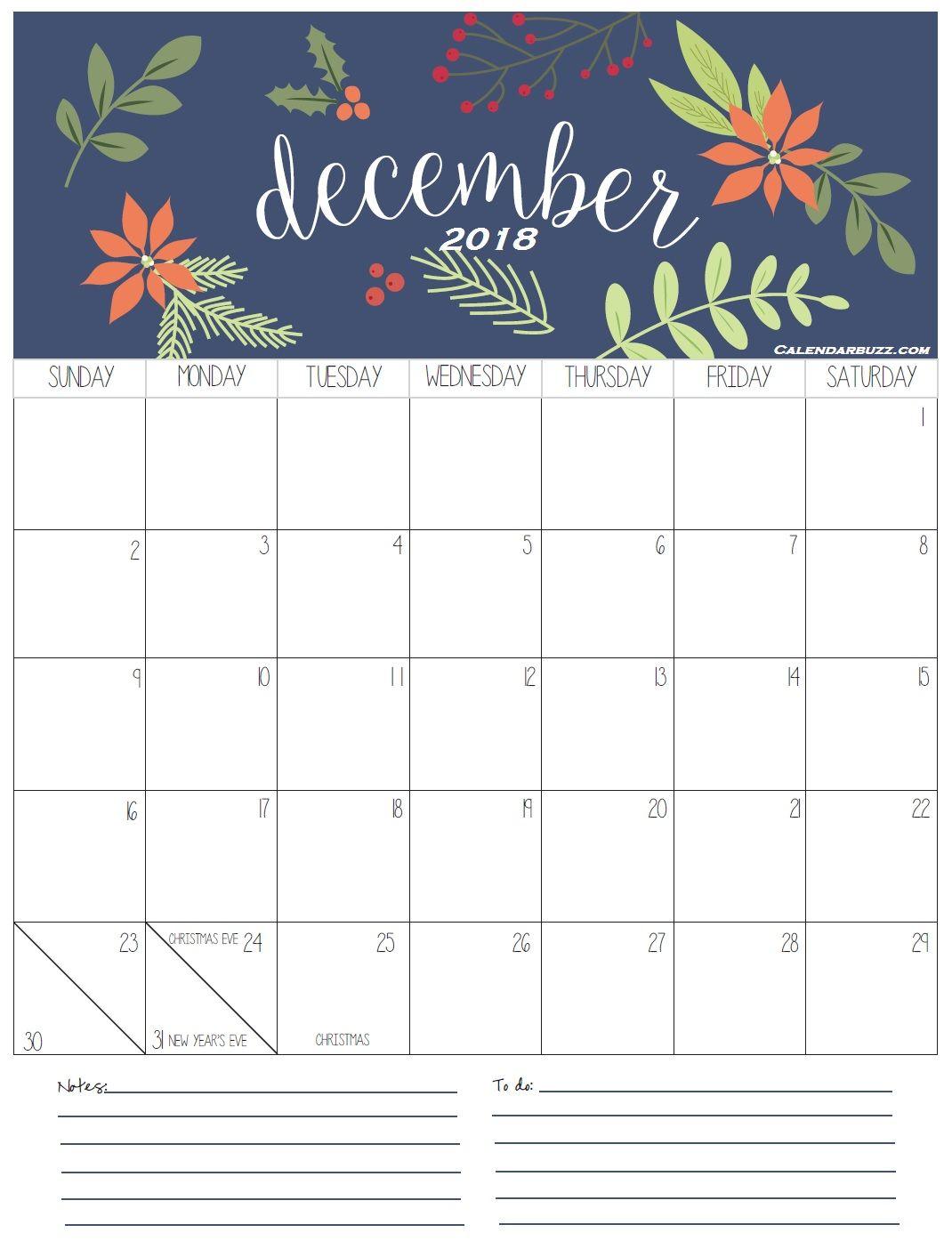 December 2018 Calendar. wallpaper. December, Planners