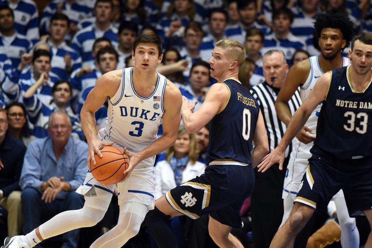 ACC Tournament: Notre Dame vs. Duke Game Thread Foot Down