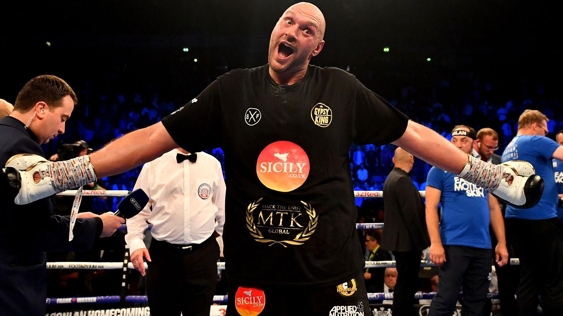 Tyson Fury eyeing title fight before end of 2018. BOXING News