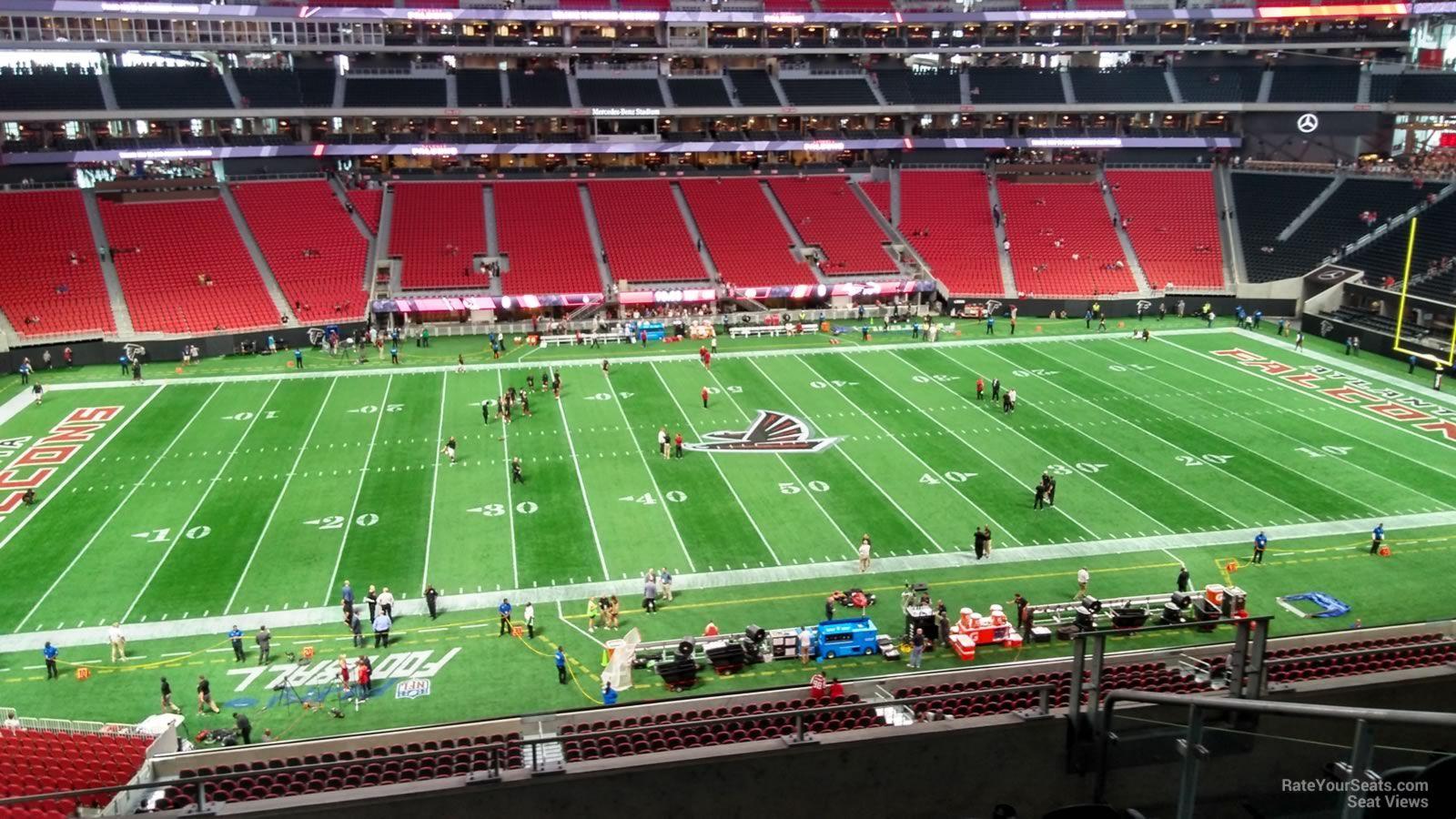 Mercedes-Benz Stadium, section 313, home of Atlanta Falcons