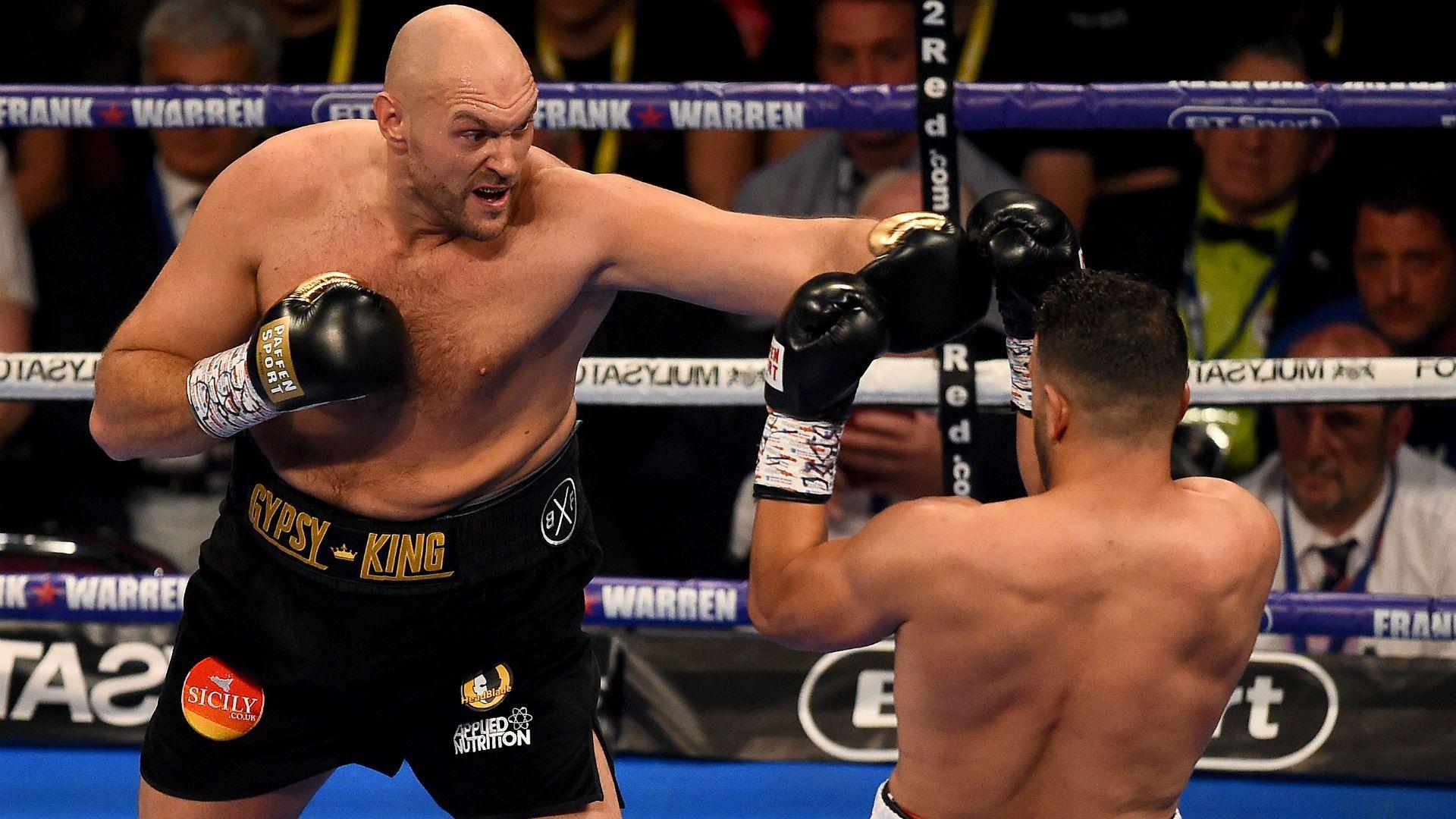 Tyson Fury recorded victory on his comeback to boxing