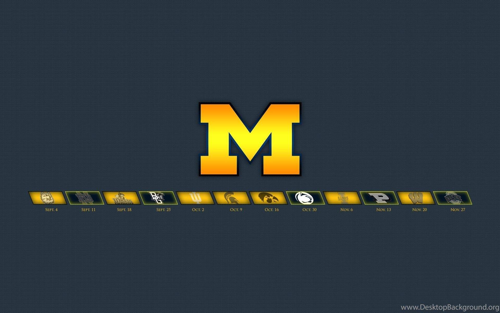MICHIGAN WOLVERINES College Football Wallpaper Desktop Background