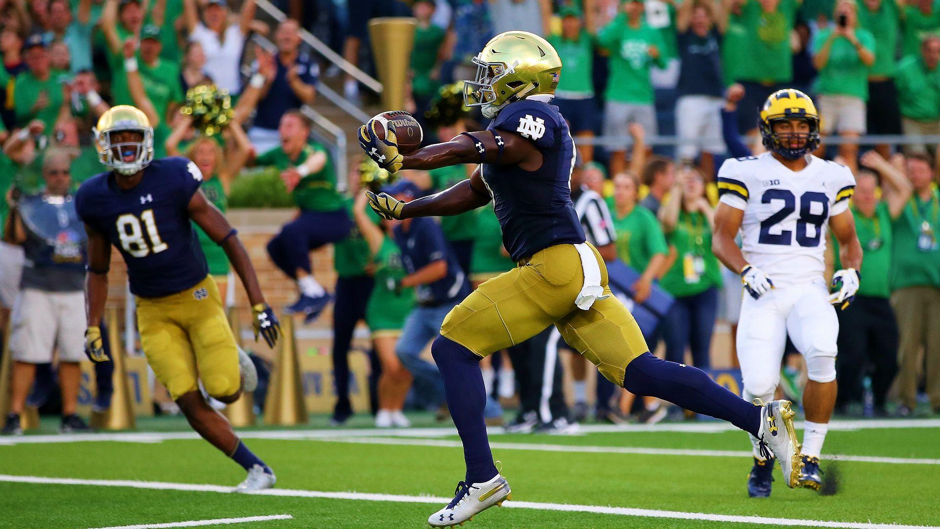 Notre Dame holds off Michigan: Highlights, scores from South Bend