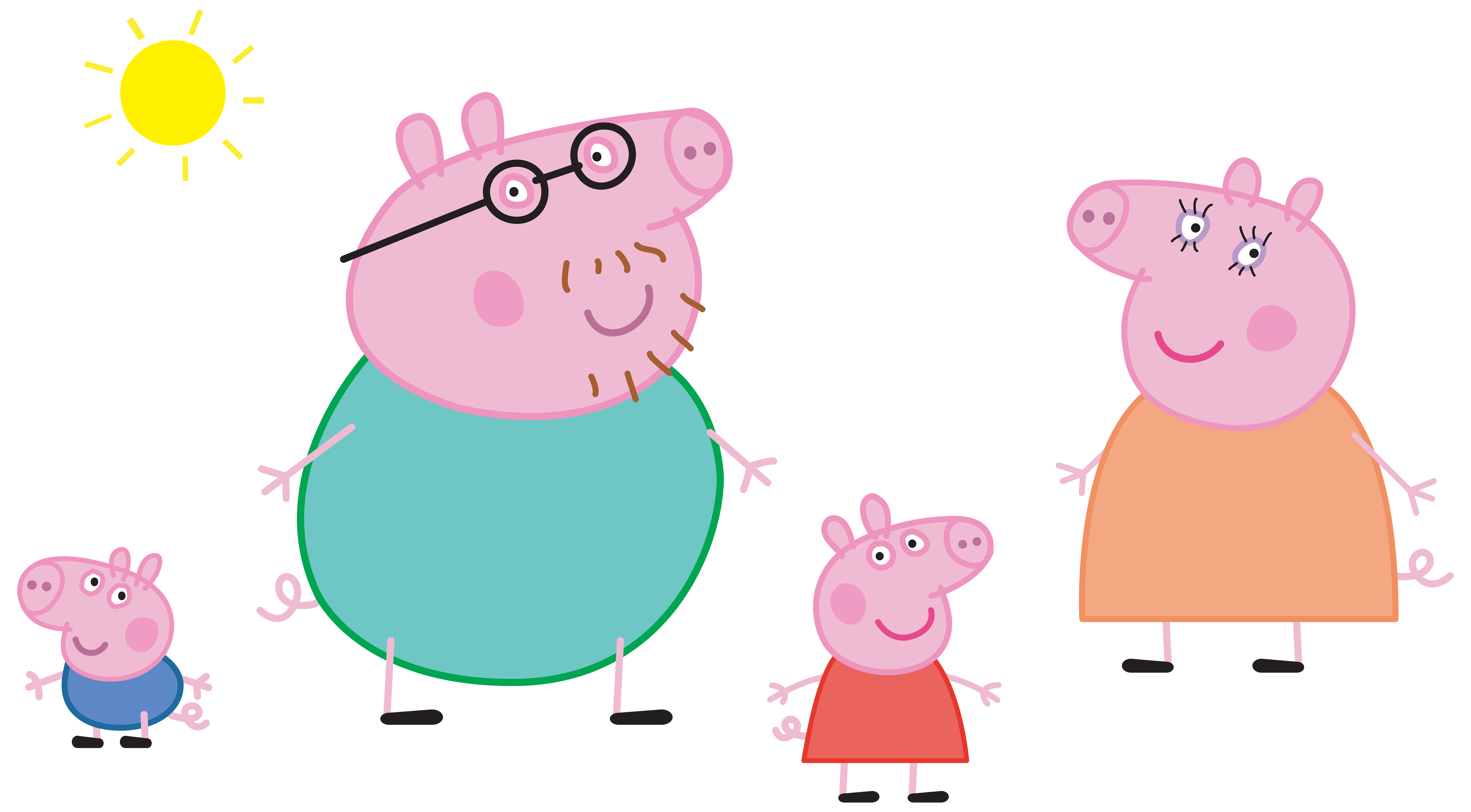 Peppa Pig Family Wallpapers Wallpaper Cave