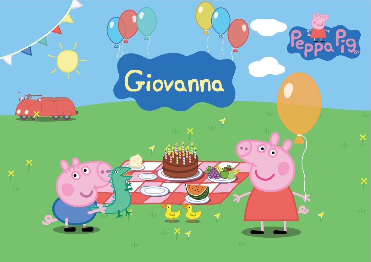 Peppa Pig HD Wallpaper. Peppa pig background, Peppa pig party, Peppa pig