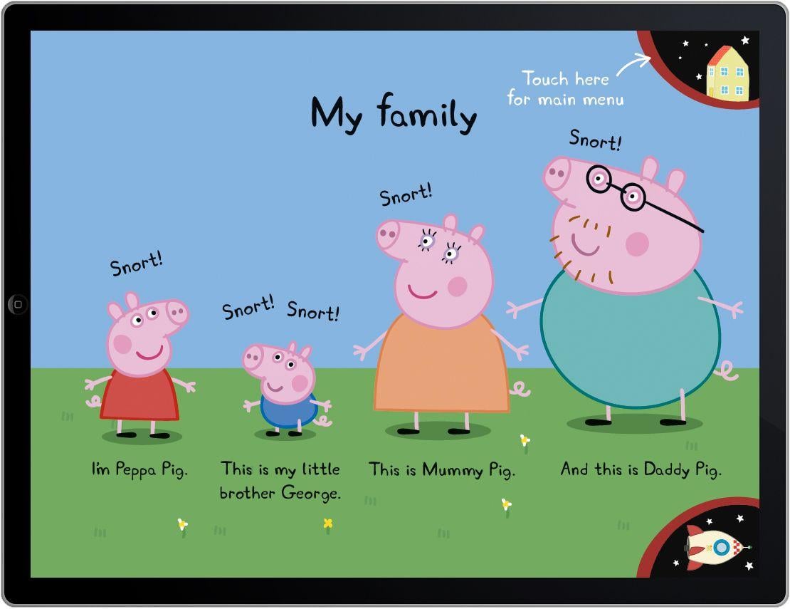Peppa Pig Wallpaper iPad Show Peppa Pig 1024x1024 Wallpaper