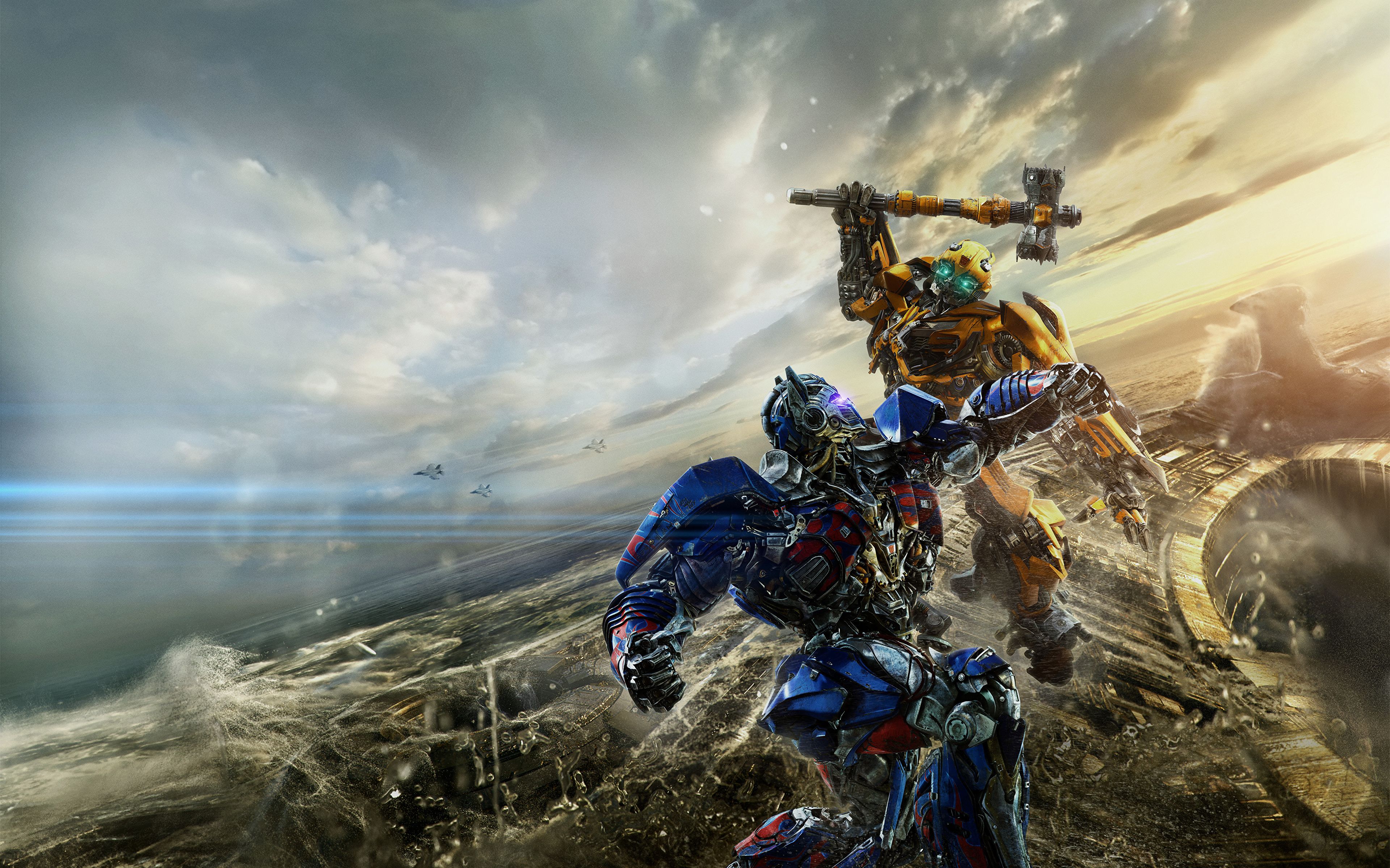 Picture Transformers: The Last Knight Robot War hammer 3840x2400