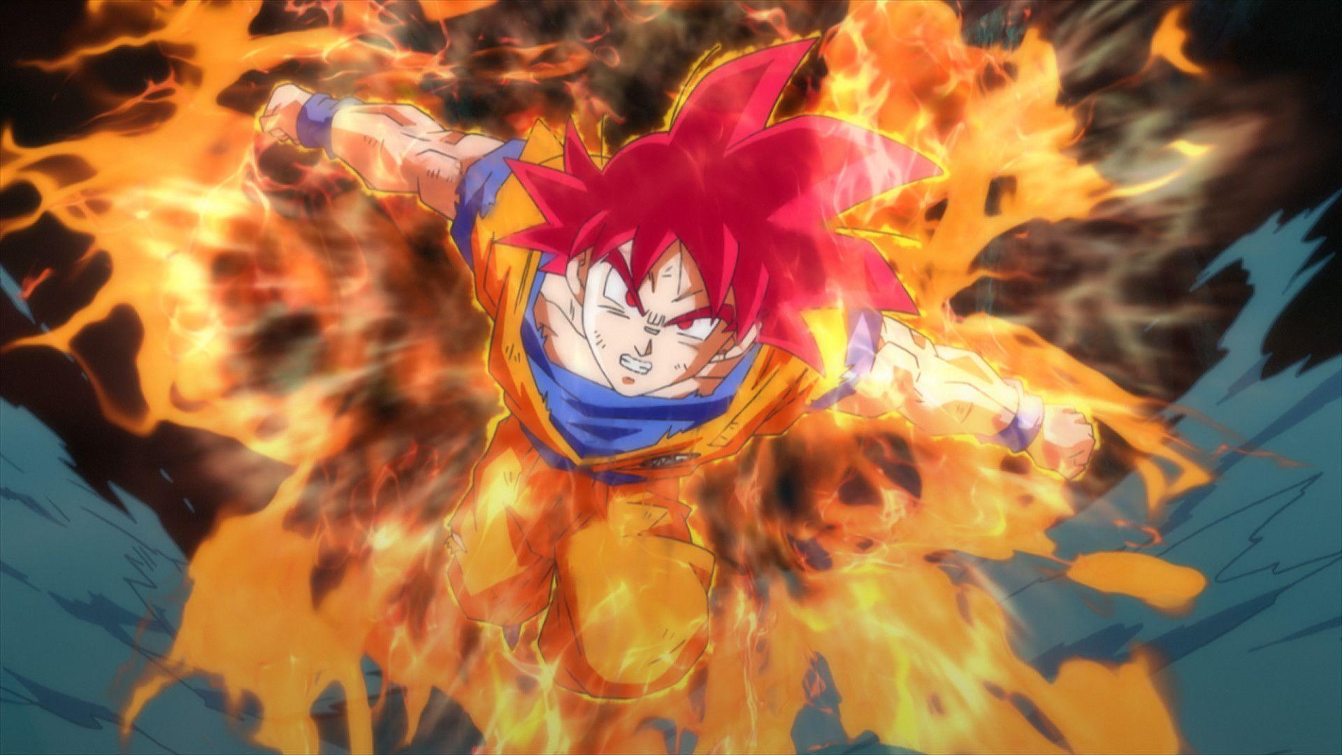 Goku Super Saiyan God Wallpaper Background. Cool. Goku