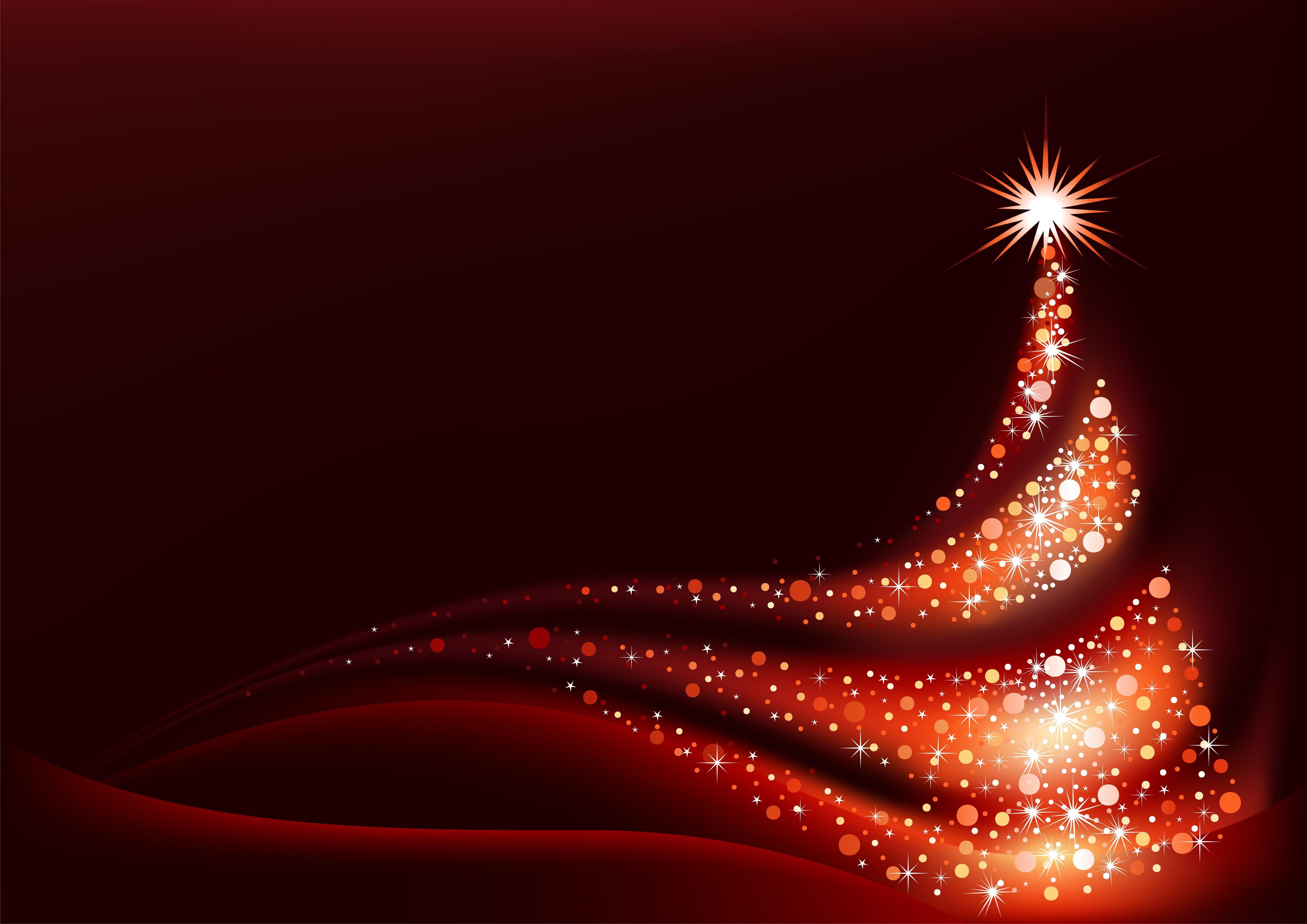 Wallpaper Xmas tree, Stars, HD, 5K, Celebrations / Christmas