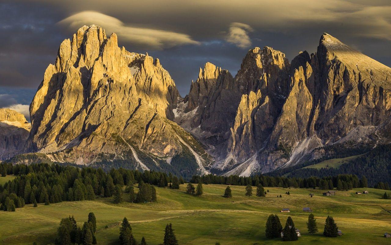 Alpe Di Siusi Dolomites Italy wallpaper. Alpe Di Siusi Dolomites