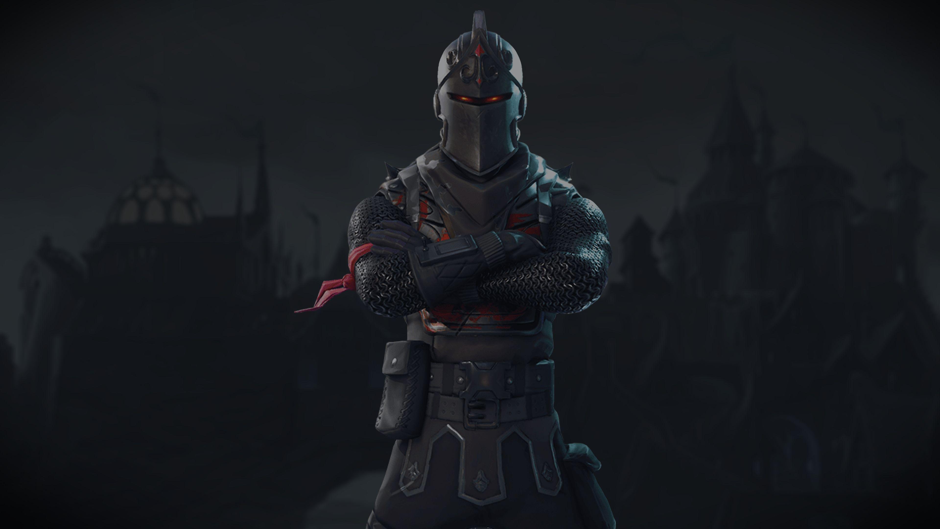 Black Knight, Fortnite Battle Royale, Video Game, 3840x Wallpaper. Blackest knight, Fortnite, Knight
